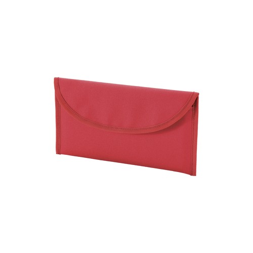 600D polyester document pouch with two pockets and velcro closure