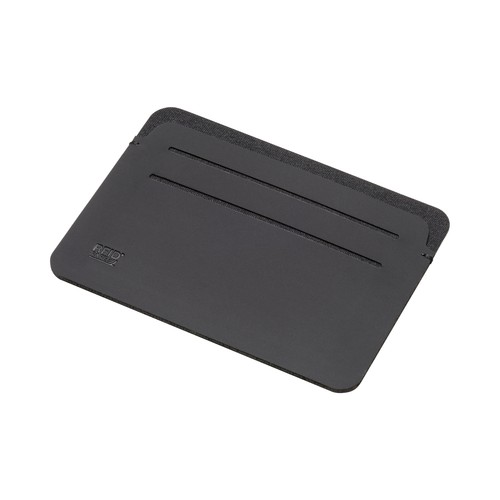 Anti-RFID card holder made of soft PU. With six card compartments and RFID logo