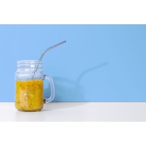 4 pailles en acier inoxydable Rudy