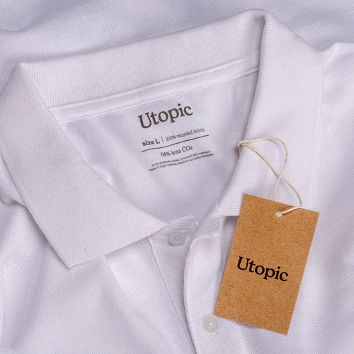 Polo 100% tissu régénéré