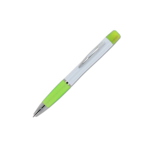 Ball pen Hawaii with tri-colour highlighter