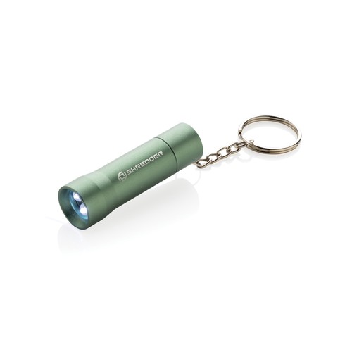 Porte-clés torche en aluminium recyclé RCS Flash