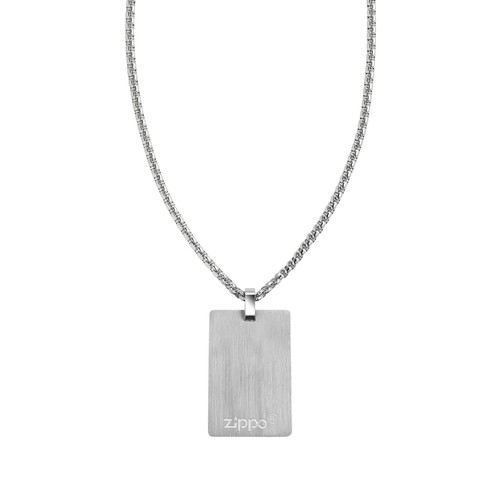 Zippo Square Pendant Necklace
