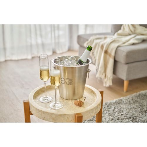 Seau à champagne en acier Hester