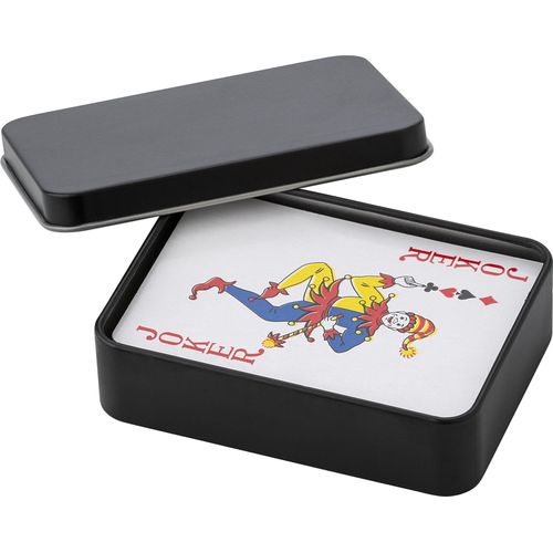 Metal tin with playing cards Nathan