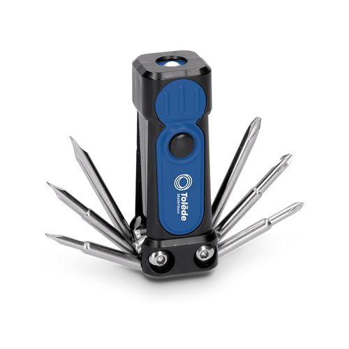 MULTIFUNCTION TOOL - 6 SCREWDRIVERS + TORCH