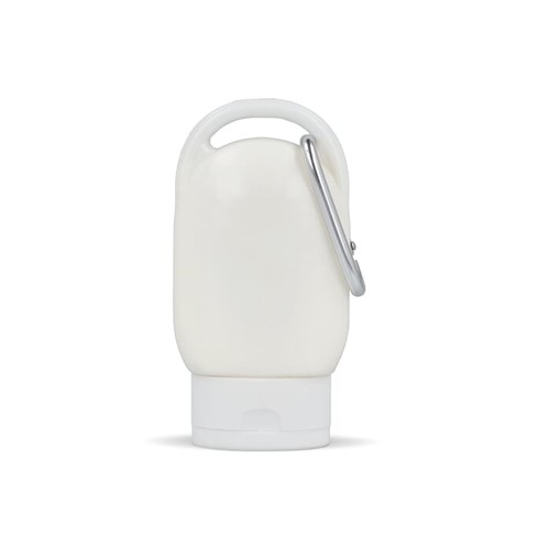 Balsam przeciwsłoneczny z karabińczykiem SPF30 z materiału z recyklingu