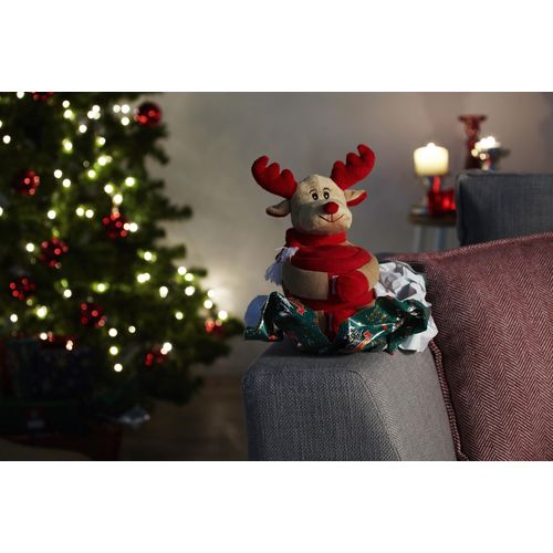 Christmas stuffed animal with blanket Andrew