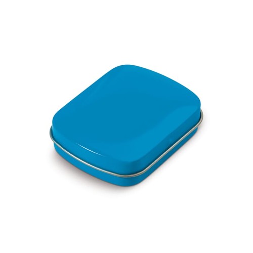 Caja cuadrada de caramelos de menta