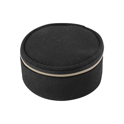 Jewelry box with earring holder insert. Zipper clo Yonà