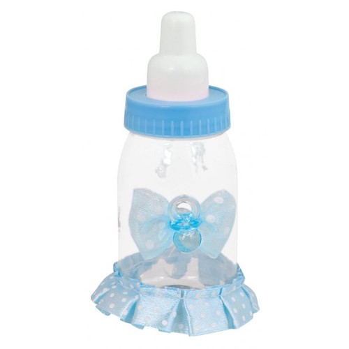 FAVOR BABY BOTTLE BOW LIGHT BLUE