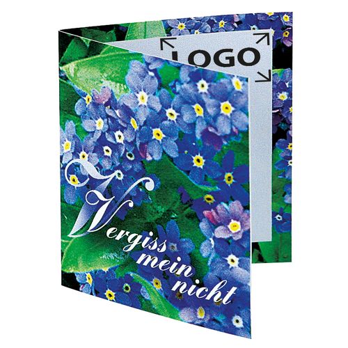 Carte à volet Myosotis