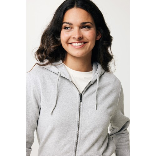 IQONIQ Abisko gerecycled katoen hoodie met rits