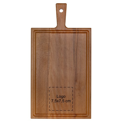 Beech board with handle 37x19 cm