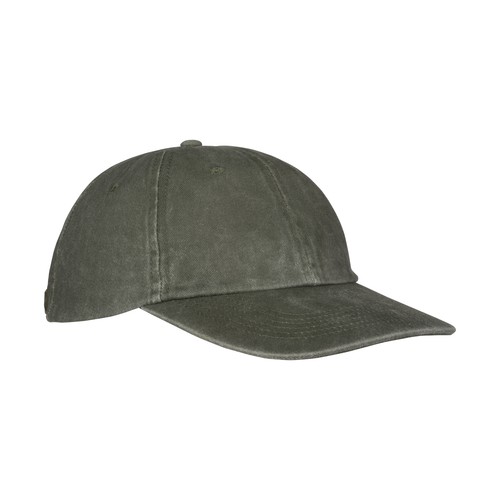 260 g/m2 stone washed cotton baseball cap, 6 panels