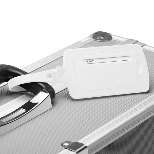 Etiquette à bagage, rectangulaire