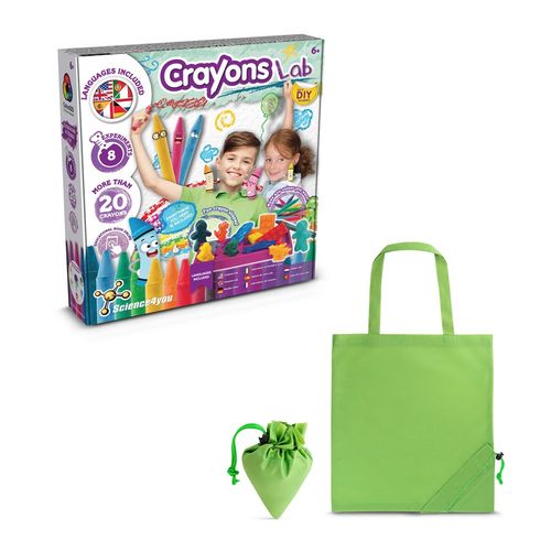 Crayon Factory Kit II. Educatief spel geleverd met een opvouwbaar 190T geschenkzakje