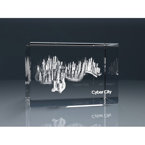 Bloc de verre, 50x50x80mm