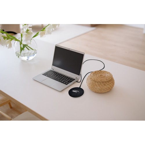 15W leather wireless base