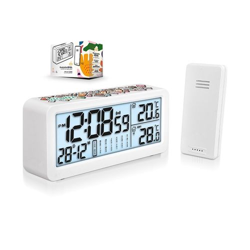 ALARM CLOCK MULTIFUNCTION WITH EXTERNAL TEMPERATURE SENSOR