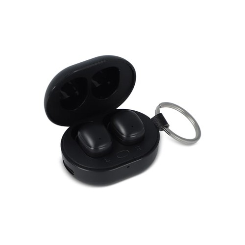 Mini bezprzewodowe słuchawki douszne w rozmiarze breloka