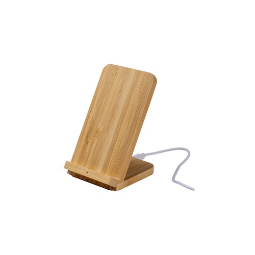 Bamboo wireless  charger. Output: DC5V/1A(5W)