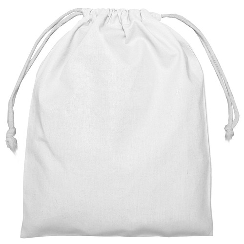 Pochon coton FIDJI M 155 - Blanc