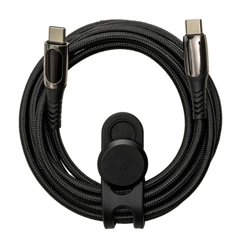 USB-C Cable with Display and Cable Tie REEVES-CONVERTICS DIGITAL