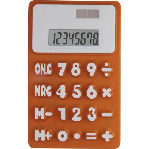 8 DIGIT RUBBER AND PLASTIC CALCULATOR