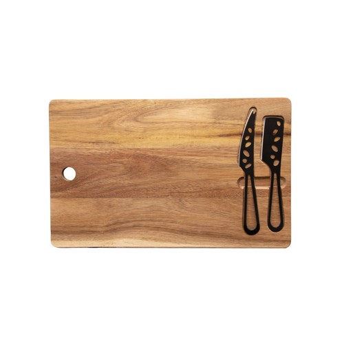 Cheese board and knives set FSC® 100% acacia