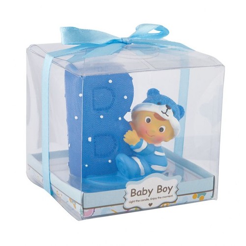 BOUGIE "BÉBÉ" AZUR H70 MM