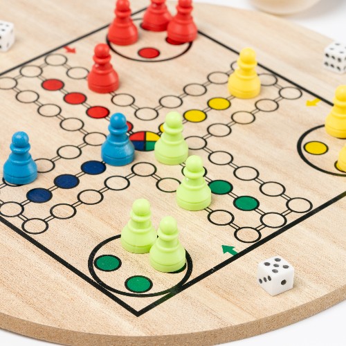 Set of beach paddle games with ball, contained in Ruta