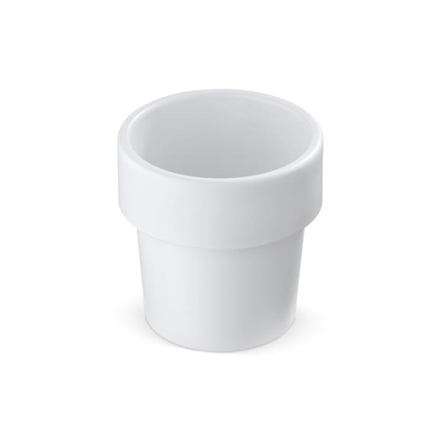 Tasse à café hot-but-cool avec graines de fraisiers