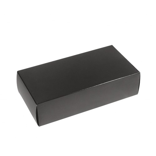 BLACK PU BOX FOR 1/2 PENS- NO PEN
