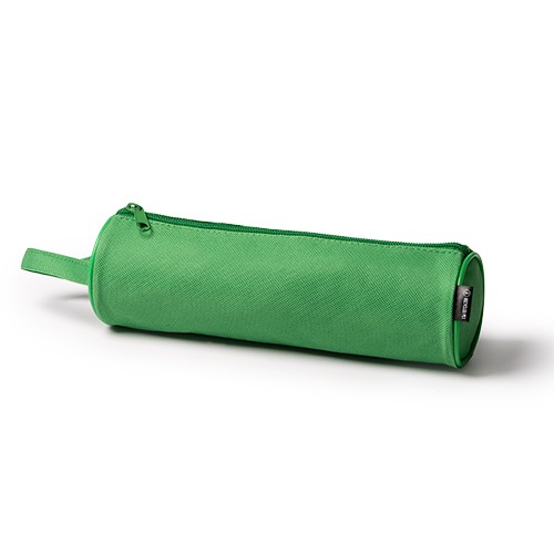 Cylindrical case with coordinated colored zipper. Aluìsio