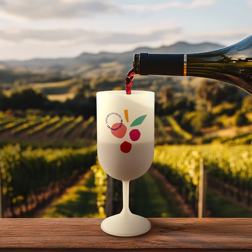 VASO DE CERVEZA REUTILIZABLE DE BIOCOMPUESTO 18 cl AL RAS