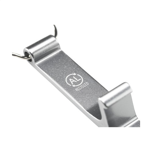 Alu Opener Phone Stand GRS Recycled porte-clés