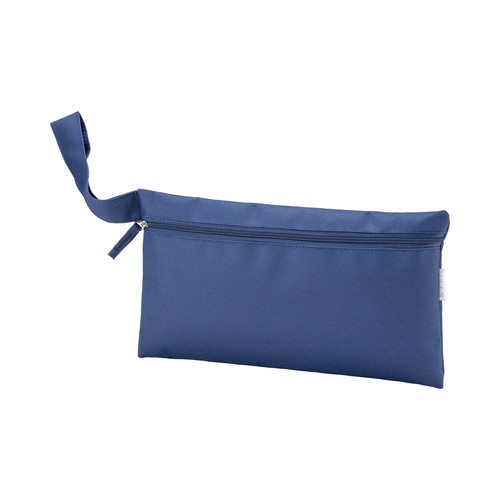 Recycled polyester R-PET document holder with zipper closure and practical handle