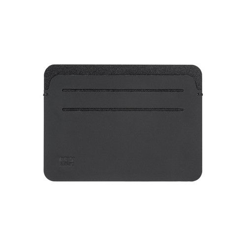 Anti-RFID card holder made of soft PU. With six card compartments and RFID logo