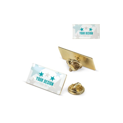 Badge metalen pin 26x14mm