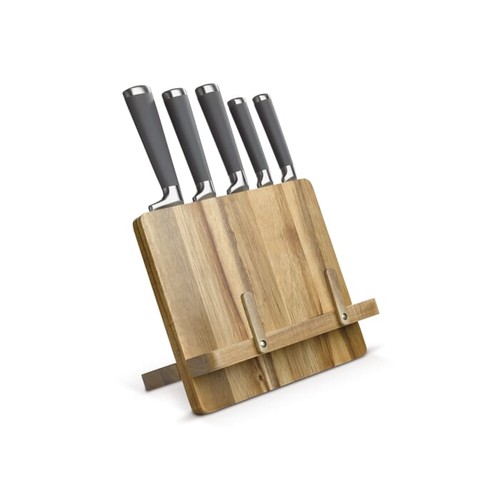 Cooking book standard with 5 knives