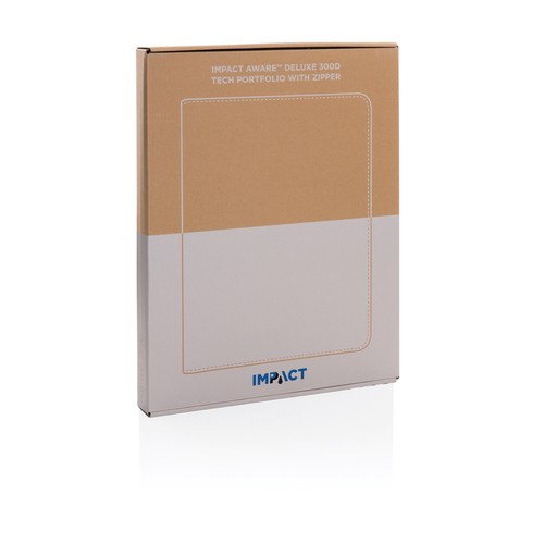 Impact Aware™ deluxe 300D tech portfolio met rits