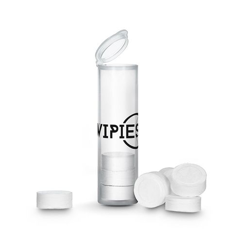 TUBE OF 8 TABS OF REUSABLE COMPRESSED WIPES