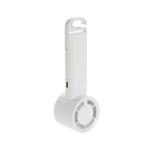 Twist RCS recycled plastic re-chargeable portable fan