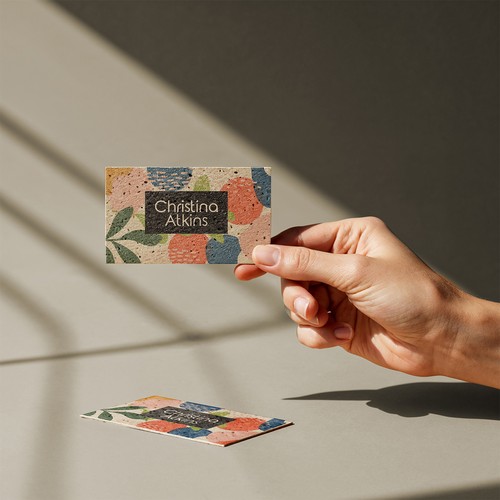 CARD 9X5,5 CM GERMINA 140GR 1 SIDE