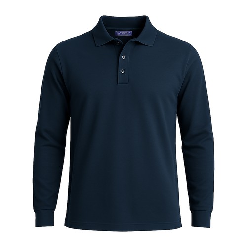 100% piqué cotton (180 g/m2) short-sleeved polo shirt with two-button collar