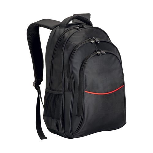 1680D polyester laptop backpack with 3 pockets