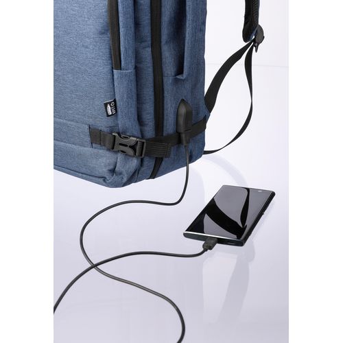 Mochila de poliéster rPET para cabina y pc Malcolm