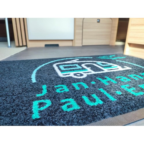 Bedrukte deurmatten voor caravans, campers en caravans