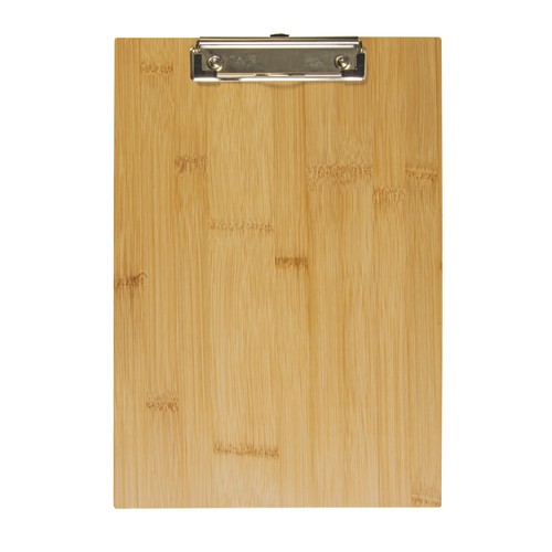 Bamboo A4 folder with metal clip
